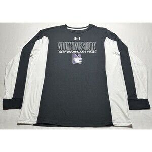 Northwestern University Under Armour Long Sleeve Any Court Any Time Wildcats